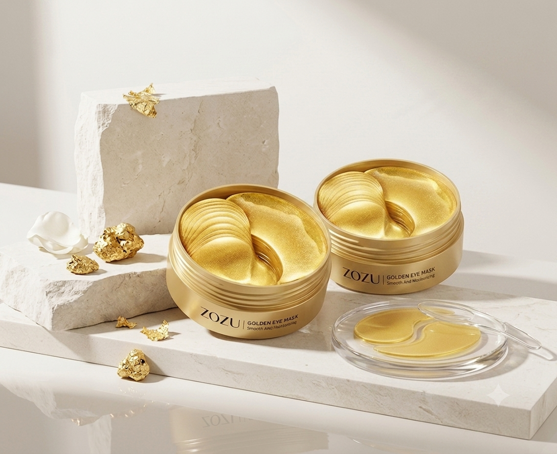60/120 Pieces Eye Mask Avocado Gold Moisturize Firming Improve Eye Bags Eye Patches anti Wrinkle Eye Patches for Dark Circles
