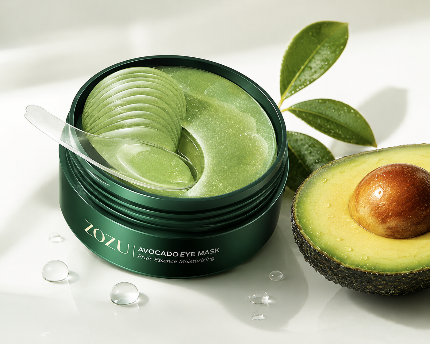 60/120 Pieces Eye Mask Avocado Gold Moisturize Firming Improve Eye Bags Eye Patches anti Wrinkle Eye Patches for Dark Circles